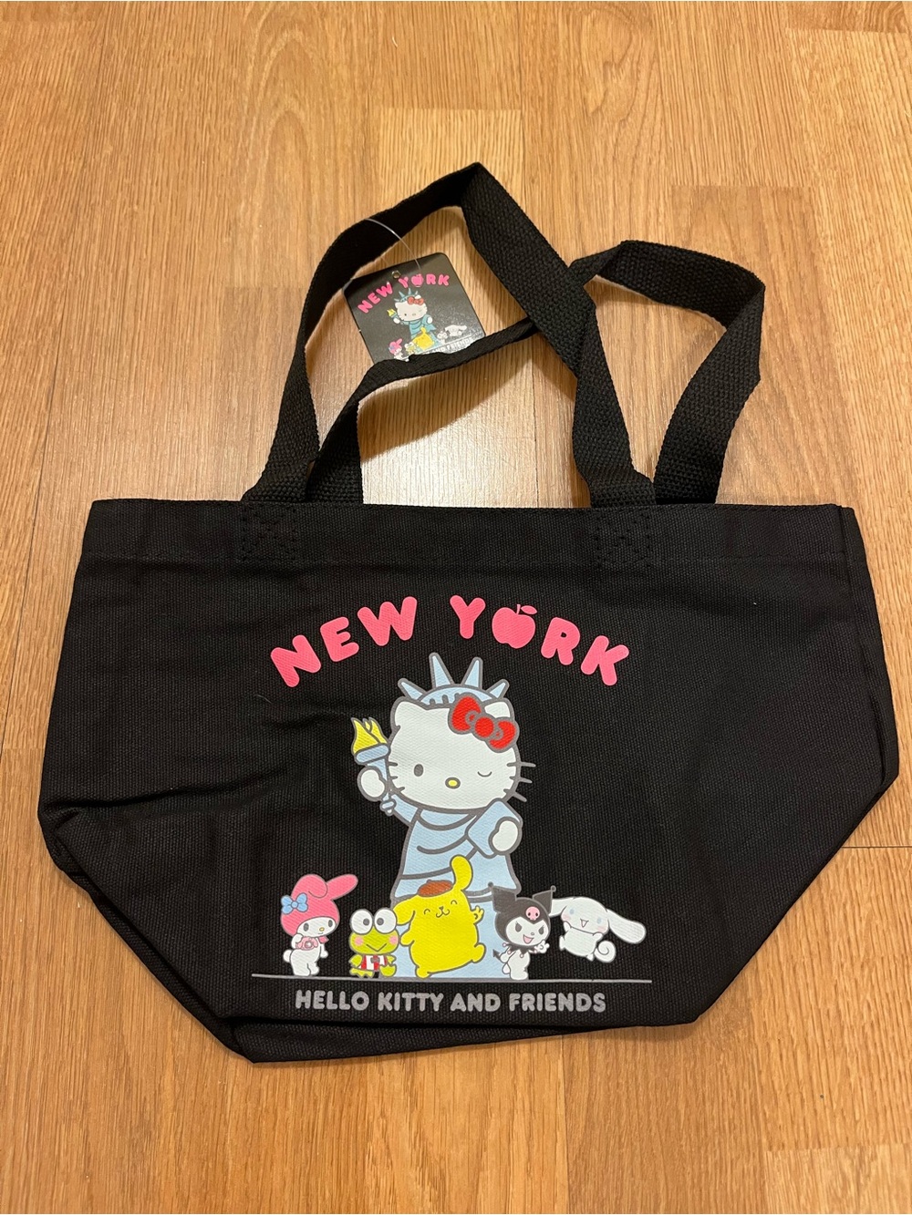 Hello Kitty & Friends New York Limited Edition Mini Tote Bag – Black – NWT